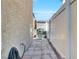 View of the backyard's exterior features with a playhouse, offering a fun space for outdoor activities at 8754 Brindisi Park Ave, Las Vegas, NV 89148