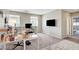 This carpeted bonus room features two large windows and plenty of natural light at , Las Vegas, NV 89139