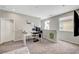 This bonus room with carpeted floors could be used as an office, playroom, or den at , Las Vegas, NV 89139