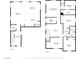 Detailed two-story floor plan illustrating room layouts and dimensions for the entire home at , Las Vegas, NV 89139
