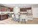 Well-equipped kitchen with granite countertops, large island with seating and stainless steel appliances at , Las Vegas, NV 89139