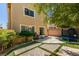 The backyard features a trampoline, a built-in brick garden bed, a paved patio and a BBQ grill at 11004 Napa Ridge Dr, Las Vegas, NV 89144