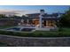Beautiful outdoor space featuring a pool, patio, and landscaped backyard at 11707 Discovery Canyon Dr, Las Vegas, NV 89135