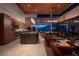Gourmet kitchen featuring an oversized island, luxury appliances, and an open floor plan at 11707 Discovery Canyon Dr, Las Vegas, NV 89135