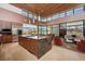 Spacious kitchen with stainless steel appliances, a large island, and an open floor plan at 11707 Discovery Canyon Dr, Las Vegas, NV 89135