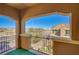 Balcony with views of surrounding community at 1794 Morro Vista Dr, Las Vegas, NV 89135
