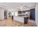 Modern kitchen with stainless steel appliances and large island at 1794 Morro Vista Dr, Las Vegas, NV 89135
