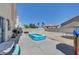 Expansive backyard with space for entertaining and recreation, featuring a play structure at 1809 Solana Del Norte Way, North Las Vegas, NV 89031