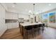 Bright kitchen with a large island, marble countertops, and seating for four people at 2177 Magnolia Pond Ct, Henderson, NV 89052