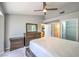 Main bedroom features closet, attached bathroom, and dresser at 2509 Banora Point Dr, Las Vegas, NV 89134