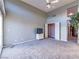 Bright bedroom with high ceilings, plush carpet, and convenient access to closets and en-suite bathroom at 2521 Seascape Dr, Las Vegas, NV 89128