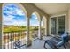 Charming balcony with seating and panoramic views of the surrounding neighborhood at 2555 Hampton Rd # 9307, Henderson, NV 89052