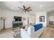Cozy living room with hardwood floors and an open layout, creating a welcoming space at 2555 Hampton Rd # 9307, Henderson, NV 89052