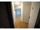 Bright entryway featuring wood-look floors throughout open living space at 2606 S Durango Dr # 165, Las Vegas, NV 89117