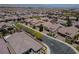 Panoramic aerial view of a Southwestern style neighborhood at 3084 Porte La Paz Ave, Henderson, NV 89044