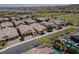 Aerial shot of Southwestern style home in the neighborhood at 3084 Porte La Paz Ave, Henderson, NV 89044