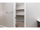 Walk-in closet featuring shelving for organization at 3084 Porte La Paz Ave, Henderson, NV 89044