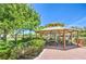 Pavilion with picnic tables in a green space at 45 Maleena Mesa St # 1321, Henderson, NV 89074