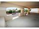 Balcony with stucco walls, providing a cozy spot to relax and enjoy neighborhood views at 5808 Amber Station Ave, Las Vegas, NV 89131