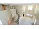 Bright and airy staircase with white railing, leading to the upper level of the home at 5808 Amber Station Ave, Las Vegas, NV 89131