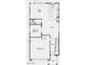 Layout of the home's first floor at 66 Via Montoro, Henderson, NV 89015