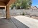 Enclosed backyard featuring a concrete patio perfect for outdoor enjoyment at 6600 Silver Penny Ave, Las Vegas, NV 89108