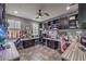Bright office space featuring a ceiling fan, and expansive work areas with ample storage at 689 Sea Star St, Henderson, NV 89002
