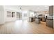 Spacious open concept floorplan integrates the kitchen and living room areas with lots of light at 7316 Childers Ave, Las Vegas, NV 89178