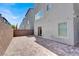 Paved backyard patio is great for entertaining and relaxing outside at 8060 Haywood Estate Ave, Las Vegas, NV 89113
