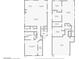 Detailed floor plan showcasing the layout of the two-story home at 8745 Dodds Canyon St, Las Vegas, NV 89131