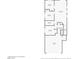 First floor plan showcasing bedrooms, living room, and garage layout at 8745 Dodds Canyon St, Las Vegas, NV 89131