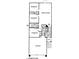 First floor plan displaying bedrooms, a bonus room, garage, and entrance at 8745 Dodds Canyon St, Las Vegas, NV 89131