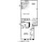 Second floor plan with kitchen, dining room, living room, Primary bedroom and bath at 8745 Dodds Canyon St, Las Vegas, NV 89131