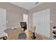 Another view of home office with ample storage and closet space at 9017 Cotton Rose Way, Las Vegas, NV 89134