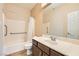 Bathroom featuring a combined shower and tub at 10121 Iron Wood Peak Ave, Las Vegas, NV 89166