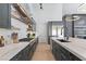 Modern kitchen featuring a large island, stainless steel appliances, and lots of countertop space at 10927 White Clay Dr, Las Vegas, NV 89135