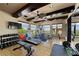 Bright, spacious home gym with lots of natural light and a variety of exercise machines at 11 Golden Sunray Ln, Las Vegas, NV 89135