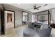 Spacious main bedroom with sitting area, designer finishes, and ensuite entrance at 11 Golden Sunray Ln, Las Vegas, NV 89135