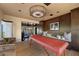 Bright spa room features massage table, cushioned seating, and access to gym at 11 Golden Sunray Ln, Las Vegas, NV 89135