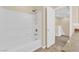 Bathroom with a shower-tub combo and marble countertops at 3064 Bicentennial Pkwy, Henderson, NV 89044