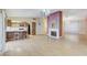 Living room showcases open floor plan to kitchen at 3360 Paso Andres St, Las Vegas, NV 89146