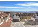 Beautiful view of a Tuscan-style home in Nevada with mountain range in the background at 4 Lomita Heights Dr, Las Vegas, NV 89138