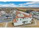 New construction townhomes featuring red tile roofs, garages, and easy access parking in a Primary planned community at 4 Lomita Heights Dr, Las Vegas, NV 89138