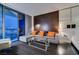 Suite with seating area offering panoramic views of the city skyline at 4381 Flamingo Rd # 2612, Las Vegas, NV 89103