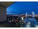 Balcony view of the sparkling Las Vegas skyline at night at 4381 Flamingo Rd # 2612, Las Vegas, NV 89103