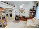 Functional home office featuring a desk, chair, and fireplace, offering a comfortable and productive workspace at 4650 Stoneham St, Pahrump, NV 89061