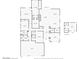 Floorplan featuring the layout of the living room, kitchen, dining room, bedrooms, bathrooms, and garage at 5166 Stone View Dr, Las Vegas, NV 89135