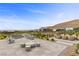 Multiple seating areas provide great space to enjoy outdoor living in the desert community at 5166 Stone View Dr, Las Vegas, NV 89135