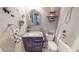 Cozy bathroom features modern vanity, stylish mirror, and shower-tub combination at 5817 Rae Dr, Las Vegas, NV 89108