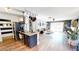 Open-concept kitchen and living room, great for entertaining at 5817 Rae Dr, Las Vegas, NV 89108